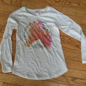 GOOD CONDITION  girls justice long sleeve shirt